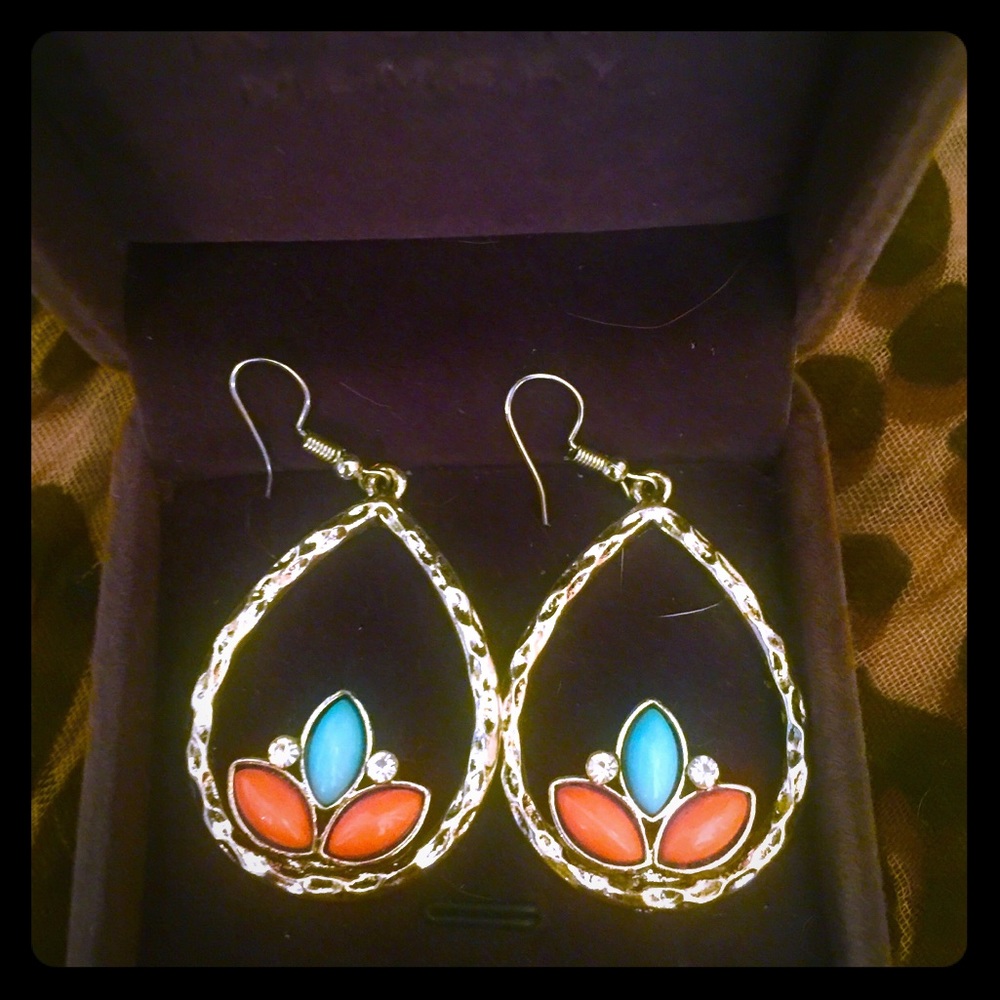 Silver earrings